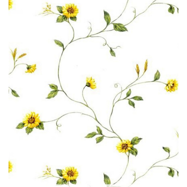 Papel pintado margaritas y espigas de trigo - Fabies 119547