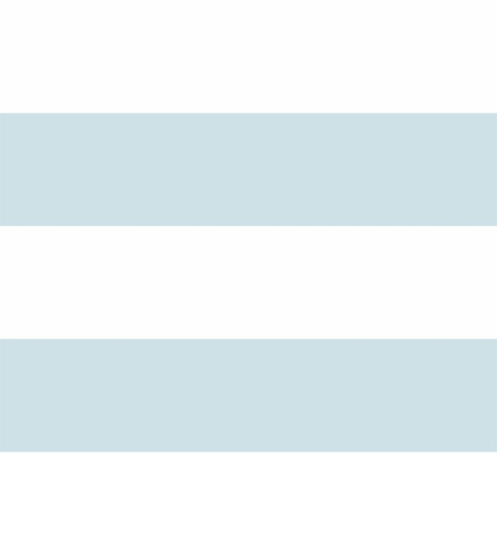 Papel pintado infantil de rayas horizontales celestes y blancas - Raya Piccolo FL 680231