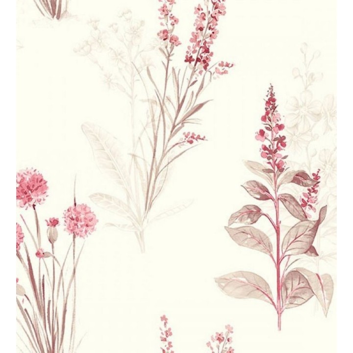 Papel pintado flores y plantas artísticas vintage - Saliunca 119592