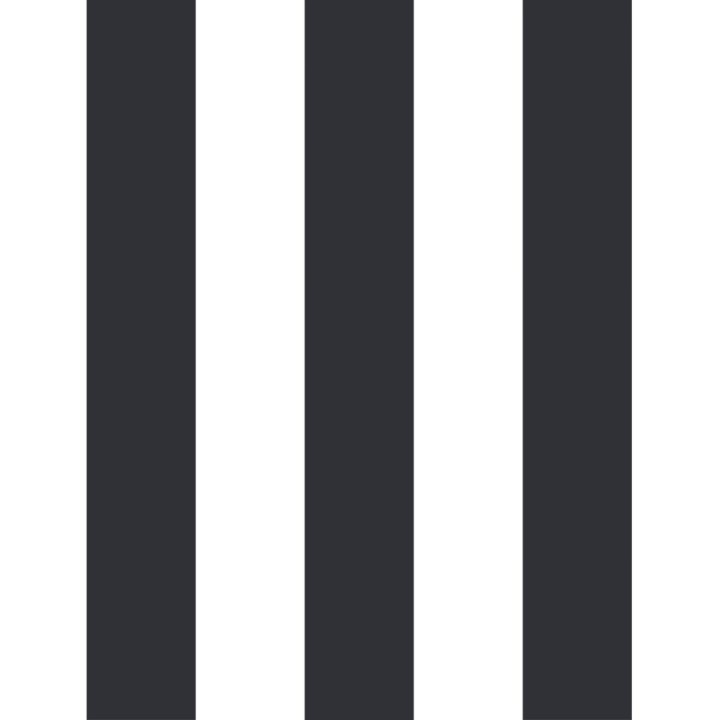 Papel pintado de rayas negras y blancas - Raya Lancaster 680233