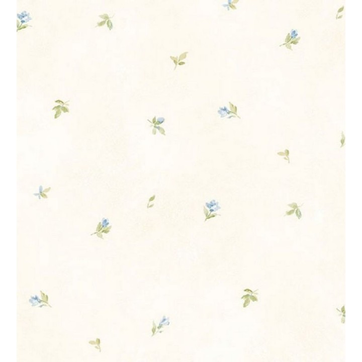 Papel pintado hojas y flores vintage - Dalisa 119596