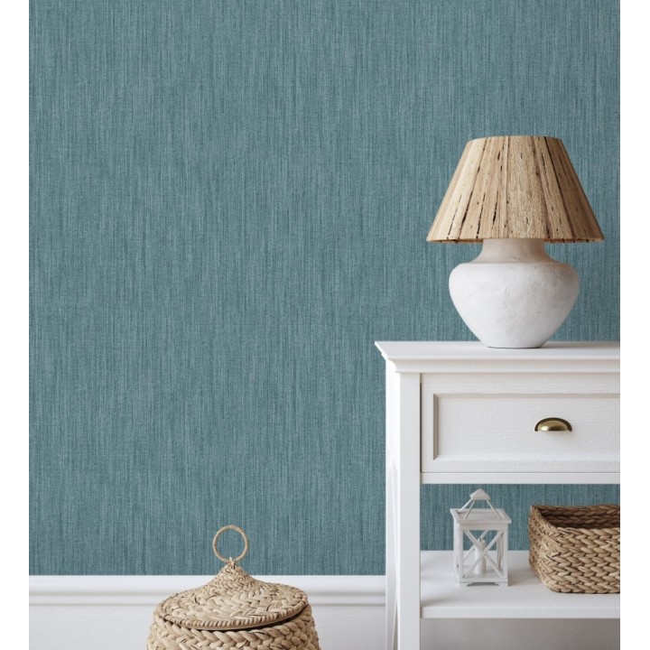 Papel pintado liso con textura textil - Lenon Hall 680584