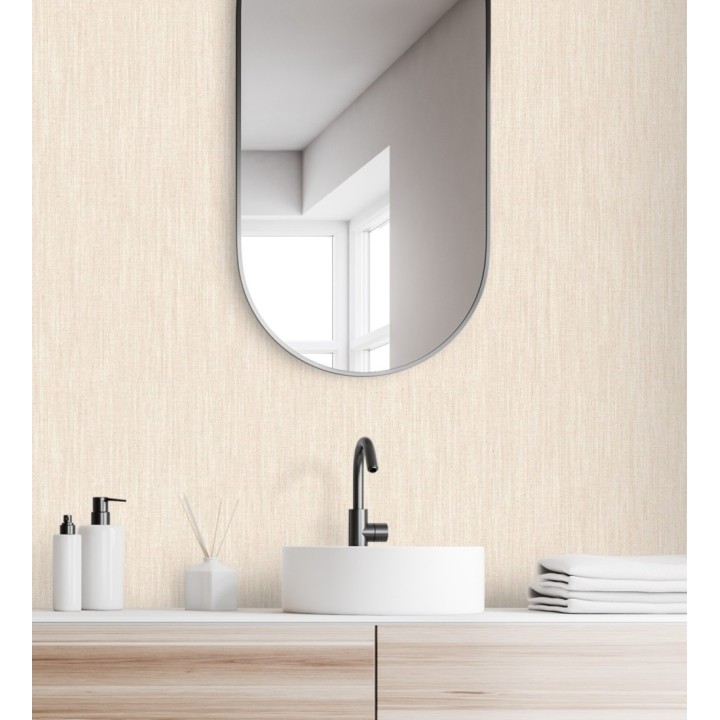 Papel pintado liso con textura textil - Lenon Hall 680585
