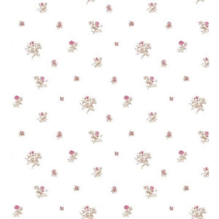 Papel pintado ramilletes y flores pequeñas vintage - Milate 119626