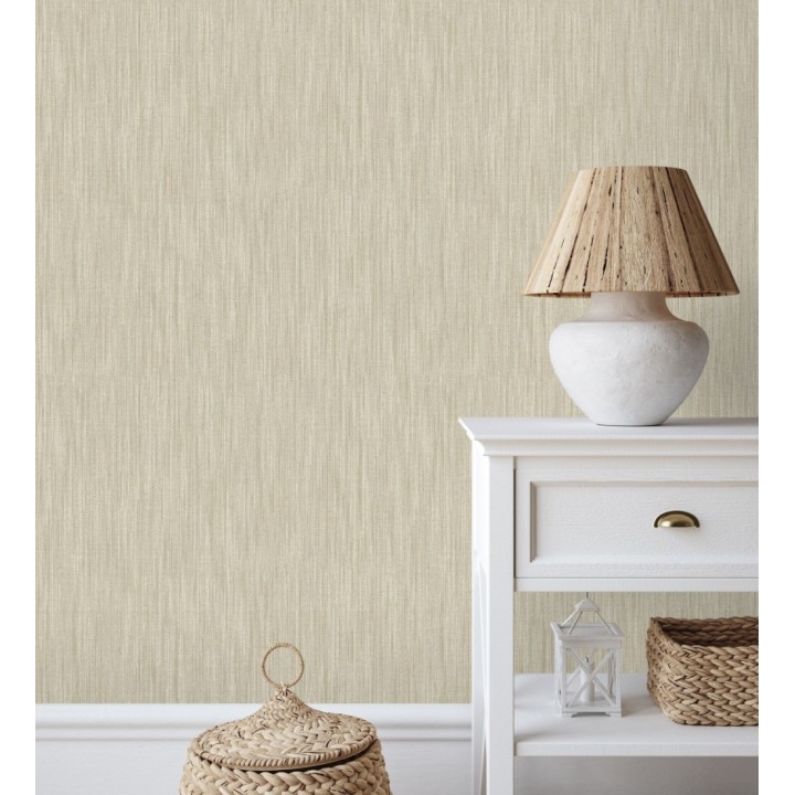 Papel pintado liso con textura textil - Lenon Hall 680586