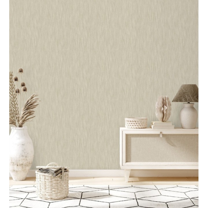 Papel pintado liso con textura textil - Lenon Hall 680586