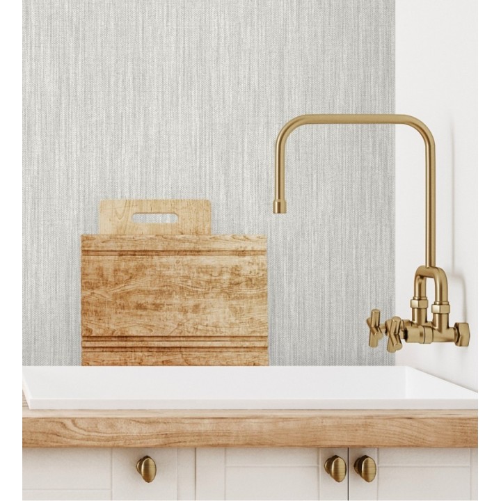 Papel pintado liso con textura textil - Lenon Hall 680588