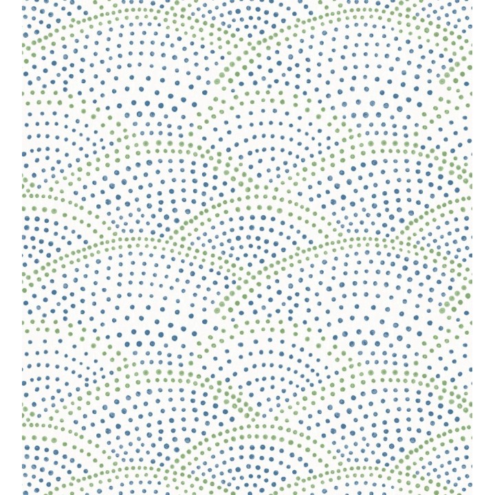 Papel pintado abstracto evocando olas del mar estilo nórdico - Nordik Curves 680589