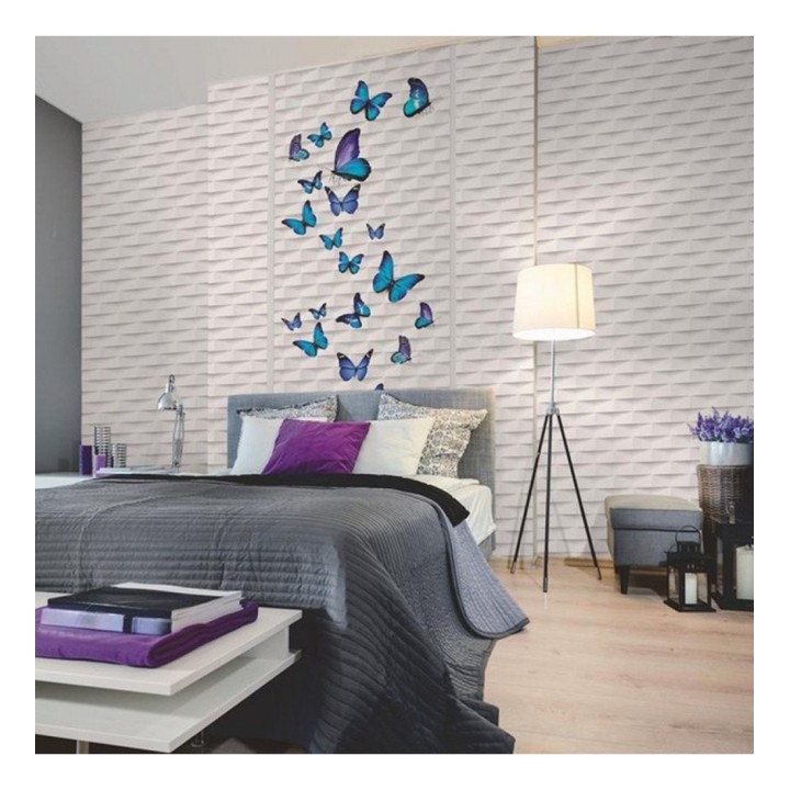 Papel pintado tejas abstractas geométricas - Allport 119702