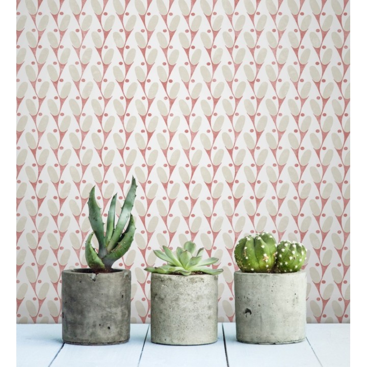 Papel pintado de pequeñas bellotas estilo nórdico - Blossom Nordic 680602