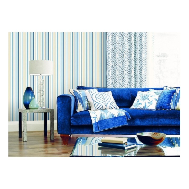 Papel pintado rayas efecto código de barras - Raya Momet 119755