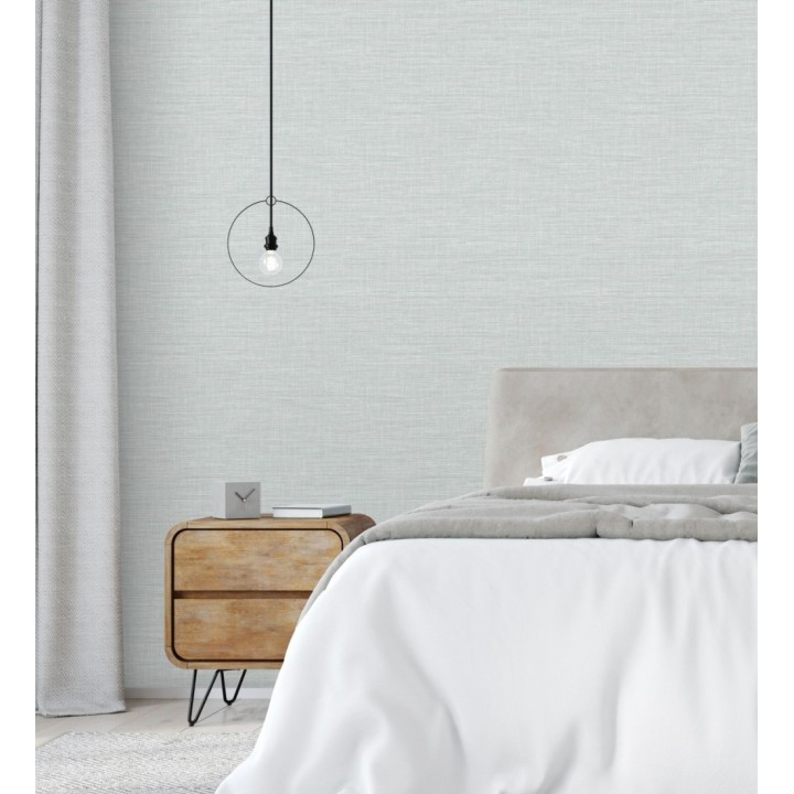 Papel pintado imitación fibra vegetal entretejida con bambú - Portland House 680637