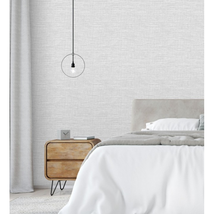 Papel pintado imitación fibra vegetal entretejida con bambú - Portland House 680638