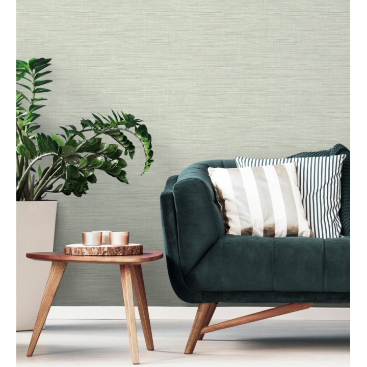 Papel pintado imitación fibra vegetal entretejida con bambú - Portland House 680639