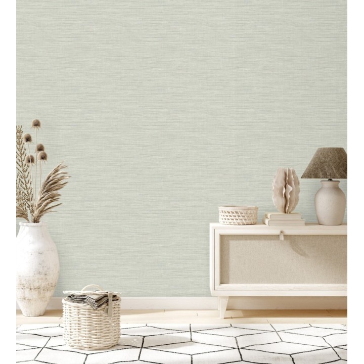 Papel pintado imitación fibra vegetal entretejida con bambú - Portland House 680639