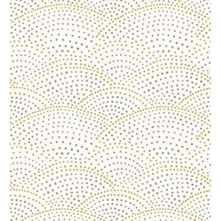 Papel pintado abstracto evocando olas del mar estilo nórdico - Nordik Curves 680654