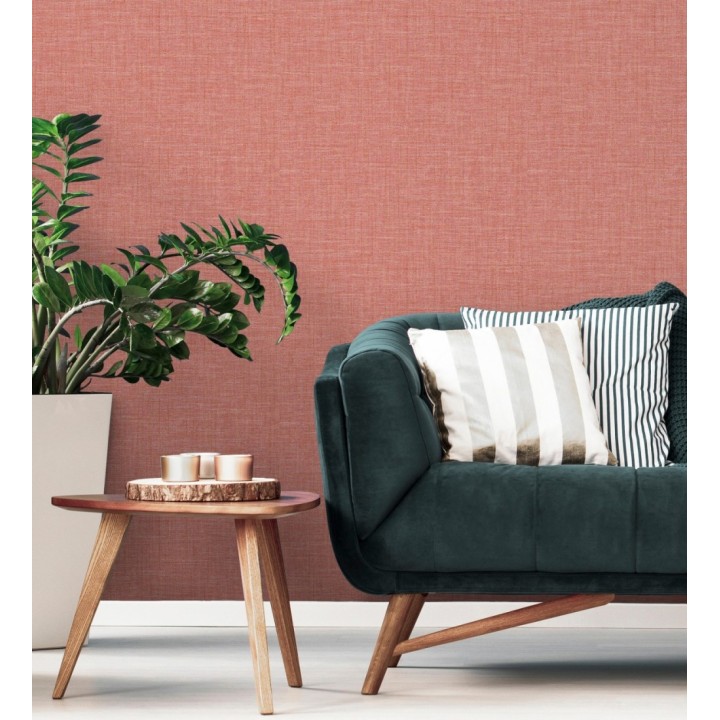 Papel pintado liso con textura textil - Bucarest 680657