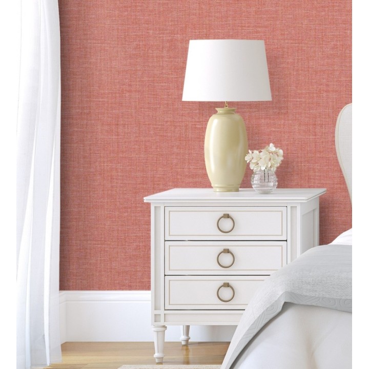 Papel pintado liso con textura textil - Bucarest 680657