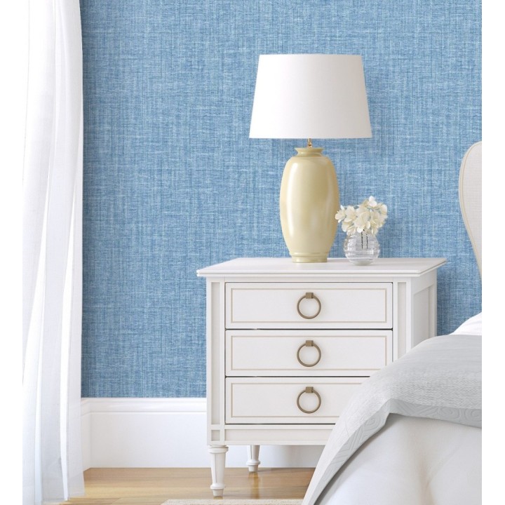 Papel pintado liso con textura textil - Bucarest 680658