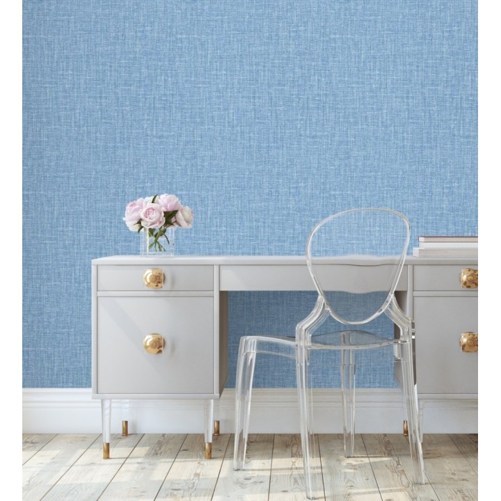 Papel pintado liso con textura textil - Bucarest 680658