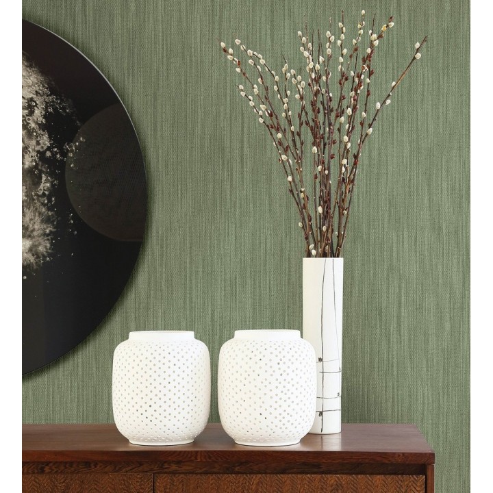 Papel pintado liso texturizado imitando al textil - Payton 680670