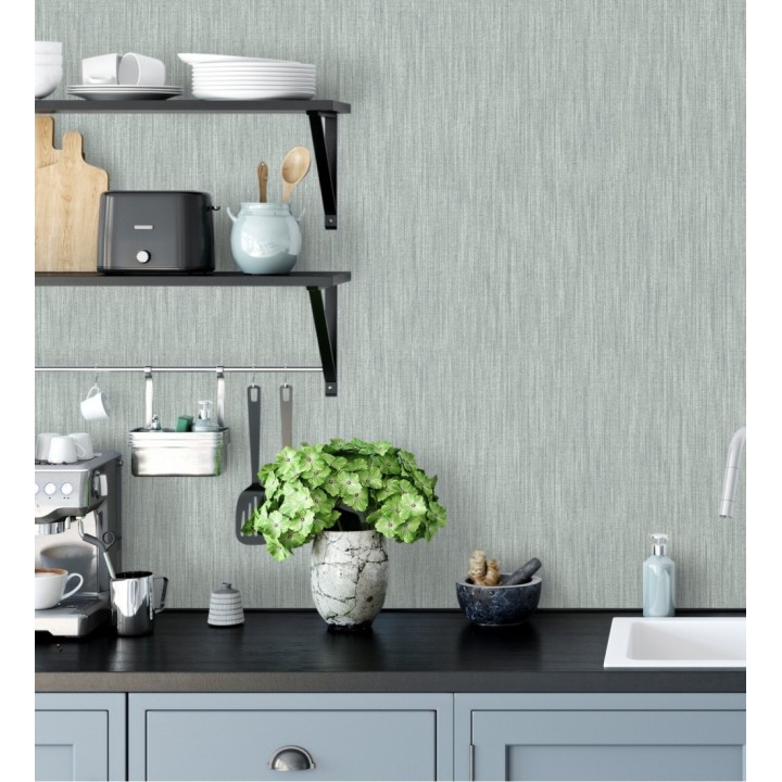 Papel pintado liso texturizado imitando al textil - Payton 680674