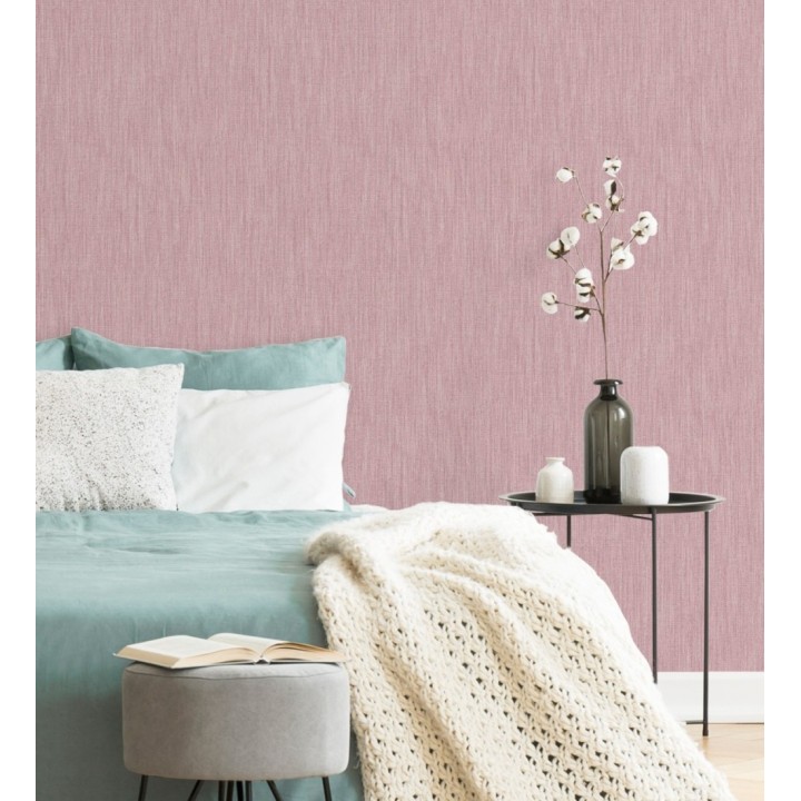 Papel pintado liso texturizado imitando al textil - Payton 680675