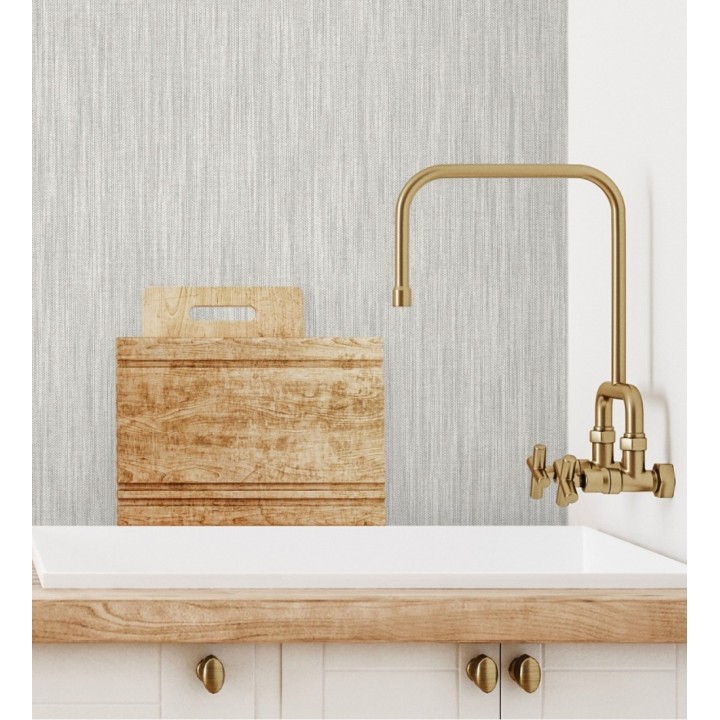 Papel pintado liso texturizado imitando al textil - Payton 680677