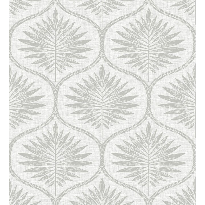 Papel pintado damasco con dibujo de hojas - Forest Ornaments 680702