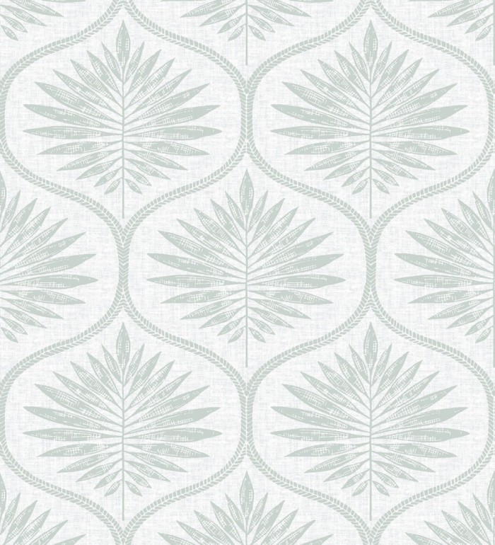 Papel pintado damasco con dibujo de hojas - Forest Ornaments 680703