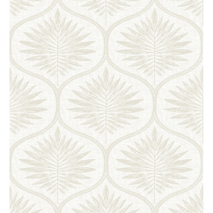 Papel pintado damasco con dibujo de hojas - Forest Ornaments 680704