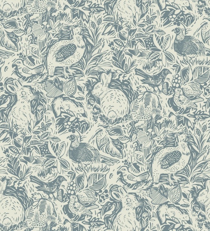 Papel pintado con conejos y animales de granja - Farm Garden 680708