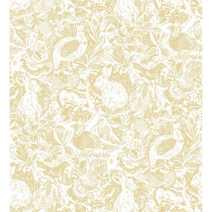 Papel pintado con conejos y animales de granja - Farm Garden 680709