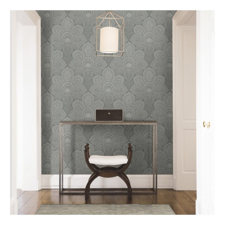 Papel pintado de flores grandes estilo hindú - Cardiff Flowers 680710