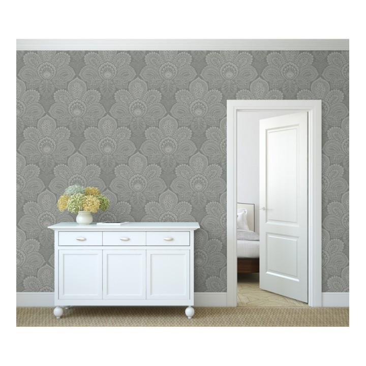 Papel pintado de flores grandes estilo hindú - Cardiff Flowers 680710