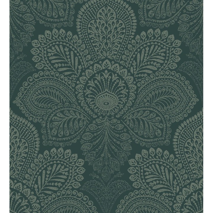 Papel pintado de flores grandes estilo hindú - Cardiff Flowers 680711