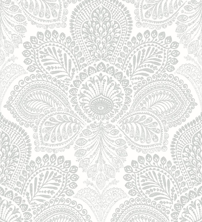 Papel pintado de flores grandes estilo hindú - Cardiff Flowers 680712