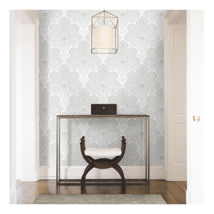 Papel pintado de flores grandes estilo hindú - Cardiff Flowers 680712