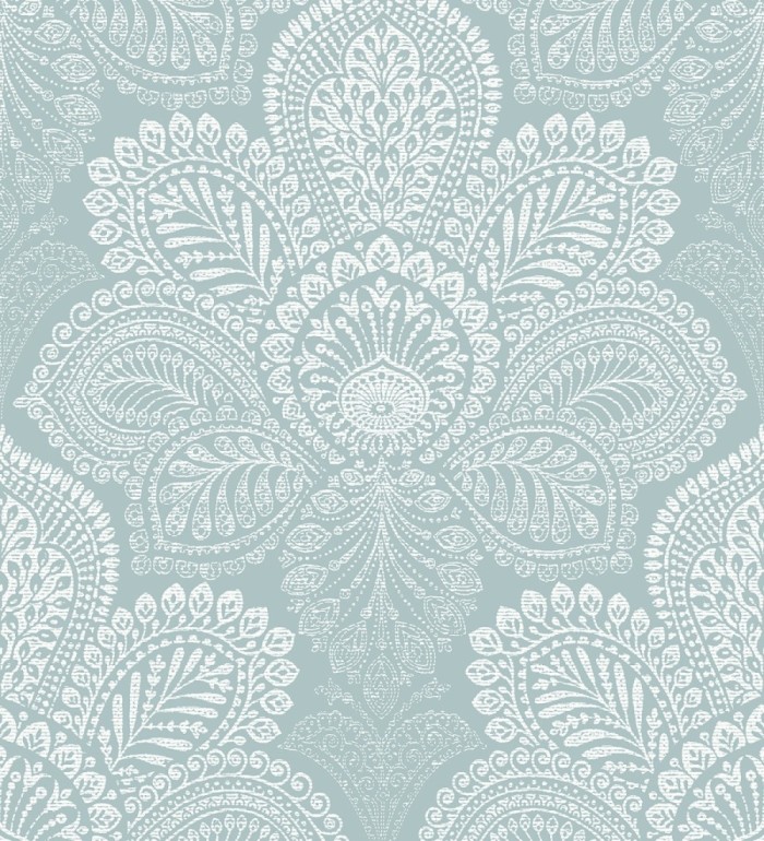 Papel pintado de flores grandes estilo hindú - Cardiff Flowers 680713