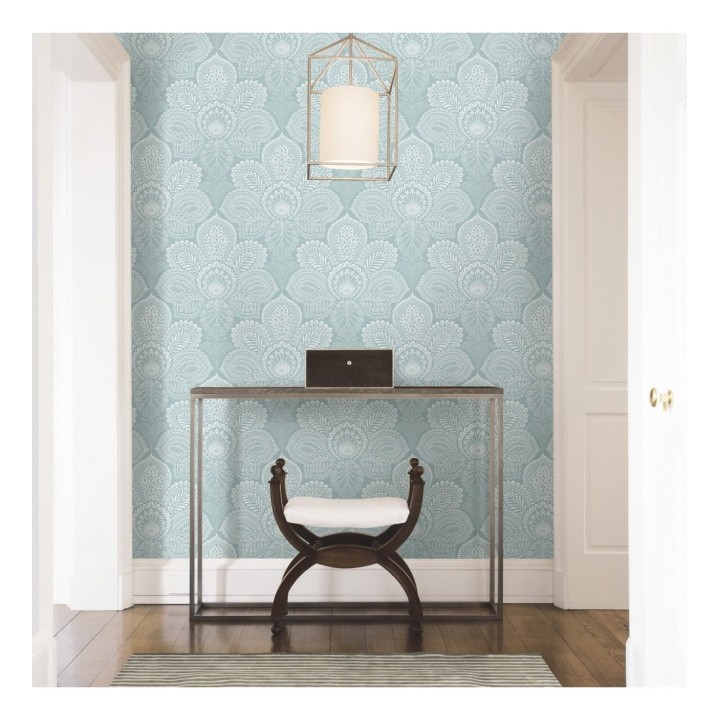 Papel pintado de flores grandes estilo hindú - Cardiff Flowers 680713