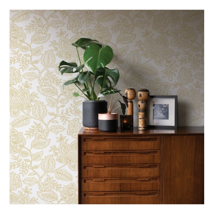 Papel pintado de flores dibujadas con estilo victoriano - Victorian Flowers 680714