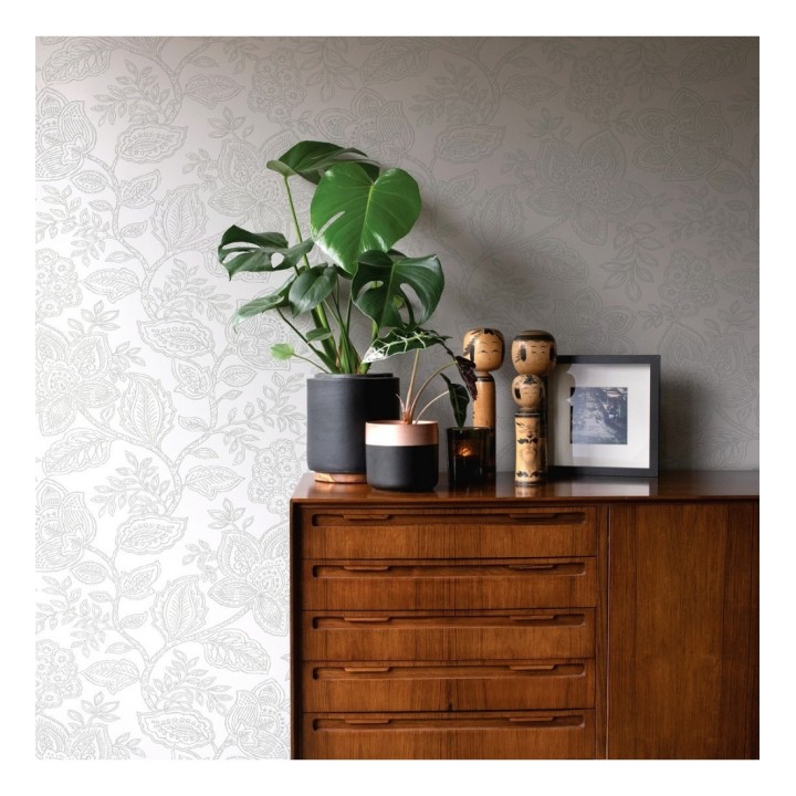 Papel pintado de flores dibujadas con estilo victoriano - Victorian Flowers 680715