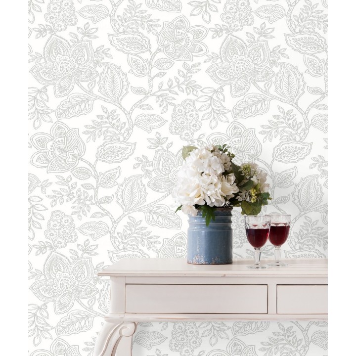 Papel pintado de flores dibujadas con estilo victoriano - Victorian Flowers 680715