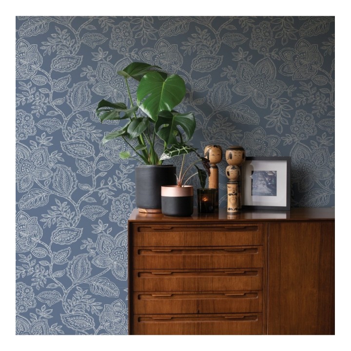 Papel pintado de flores dibujadas con estilo victoriano - Victorian Flowers 680716