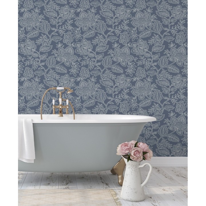 Papel pintado de flores dibujadas con estilo victoriano - Victorian Flowers 680716