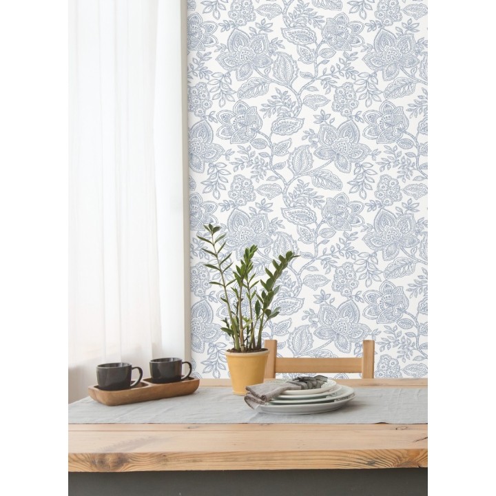 Papel pintado de flores dibujadas con estilo victoriano - Victorian Flowers 680717