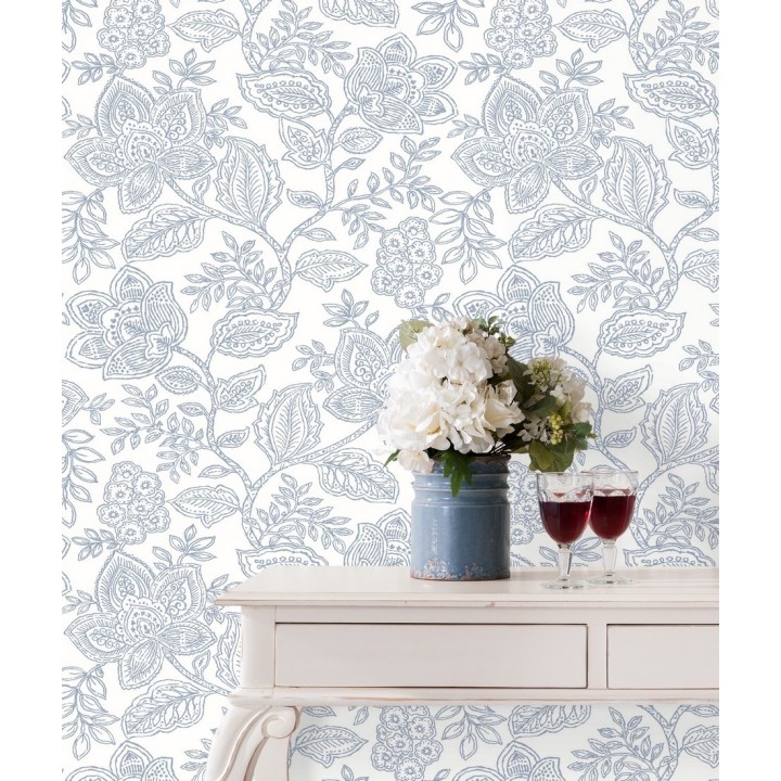 Papel pintado de flores dibujadas con estilo victoriano - Victorian Flowers 680717