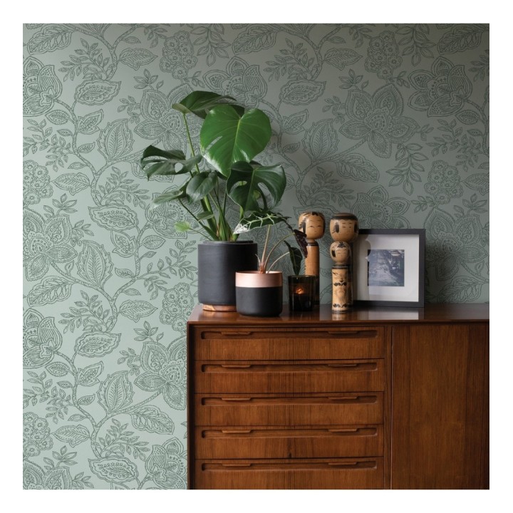 Papel pintado de flores dibujadas con estilo victoriano - Victorian Flowers 680719