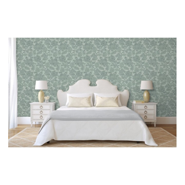 Papel pintado de flores dibujadas con estilo victoriano - Victorian Flowers 680719