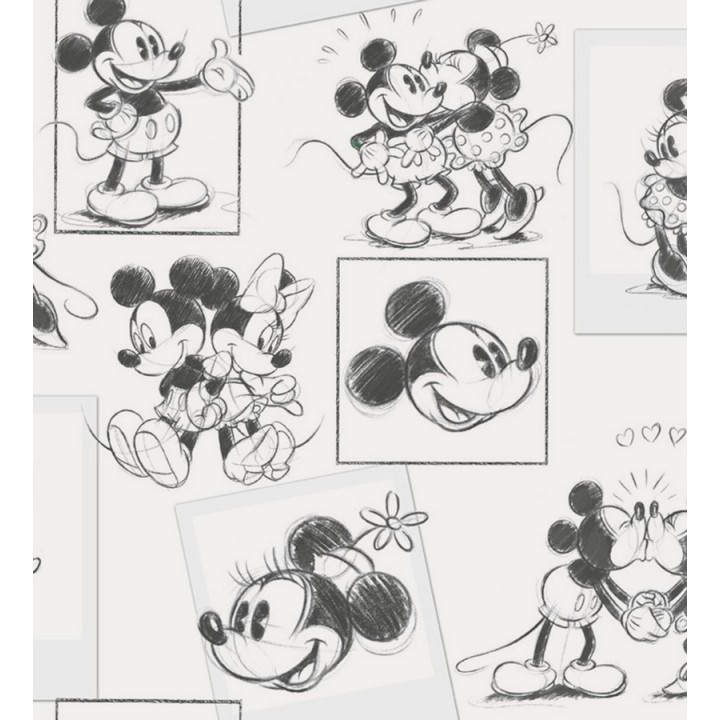 Papel pintado - Romantic Mickey 120083